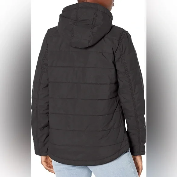 Carhartt Women's Black Hooded Jacket - Picture 3 of 14